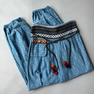 Authentic Hippie Boho Festival Artsy Yoga Lounge Travel Thailand Pants | Size S